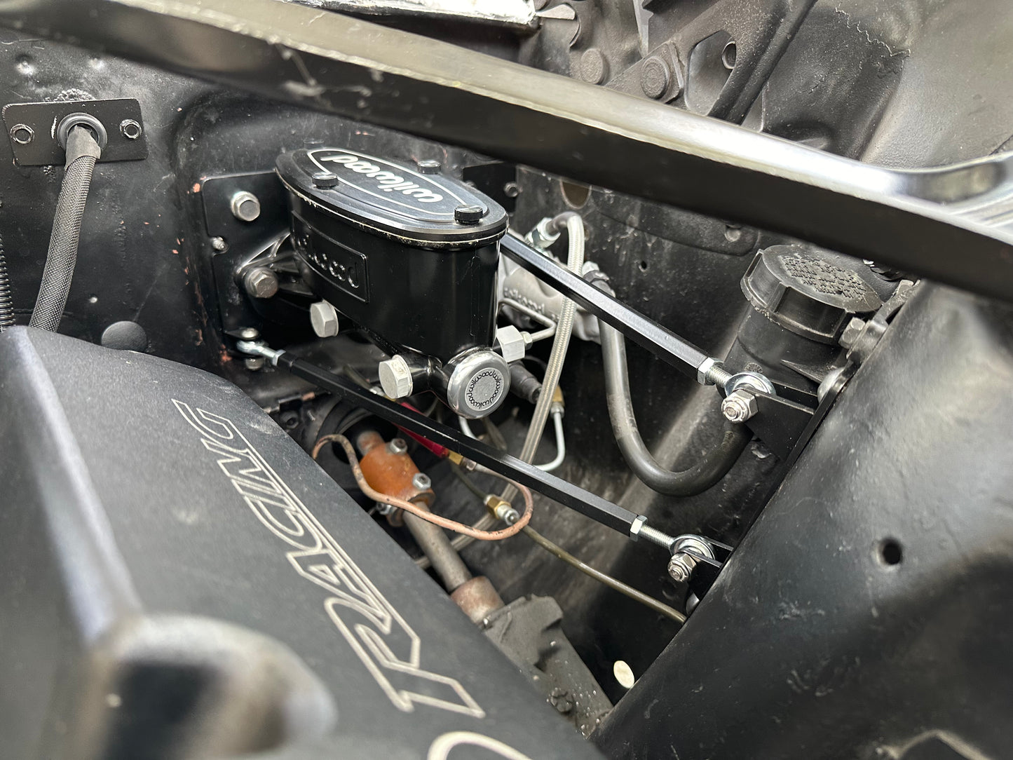 Brake Master Cylinder Brace: 1964-1966 Mustang