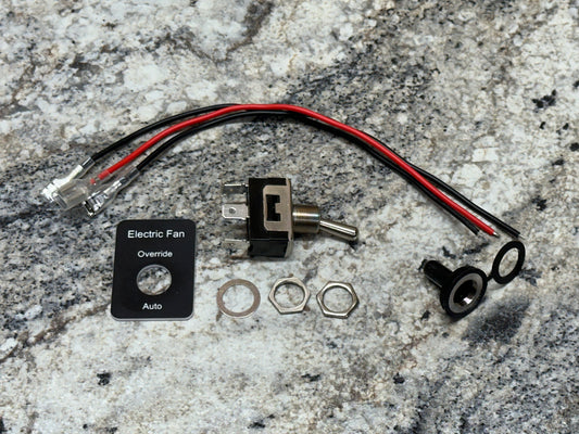 Electric Fan Switch and Label