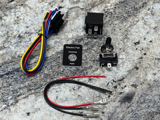 Electric Fan Switch with Label and Relay!