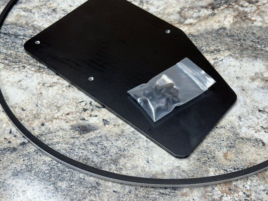 Heater Delete Plate - Black