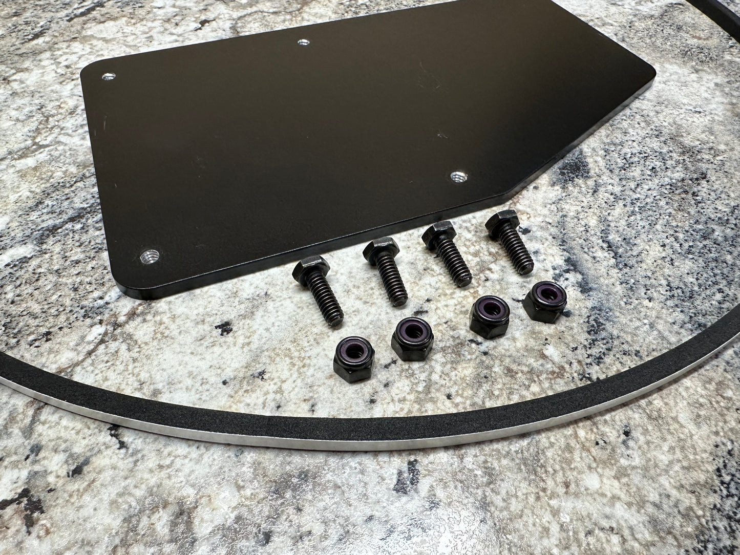 Heater Delete Plate - Black