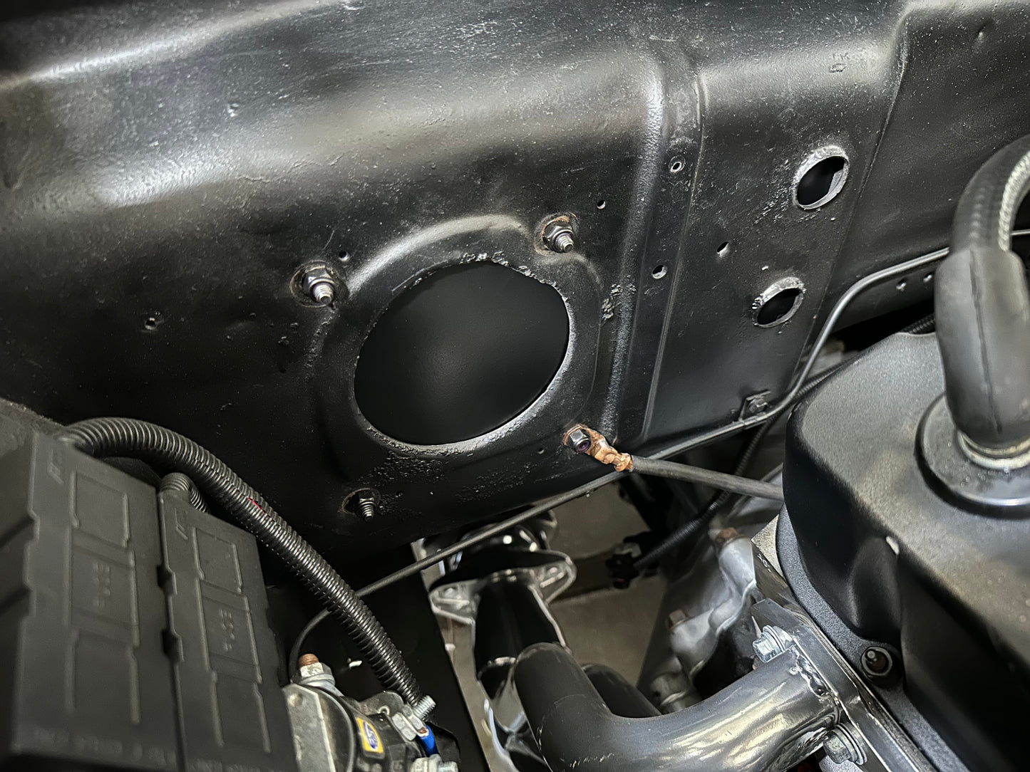 Heater Delete Plate - Black