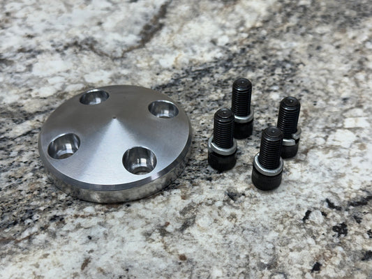 Water Pump Pulley Cap - Machined