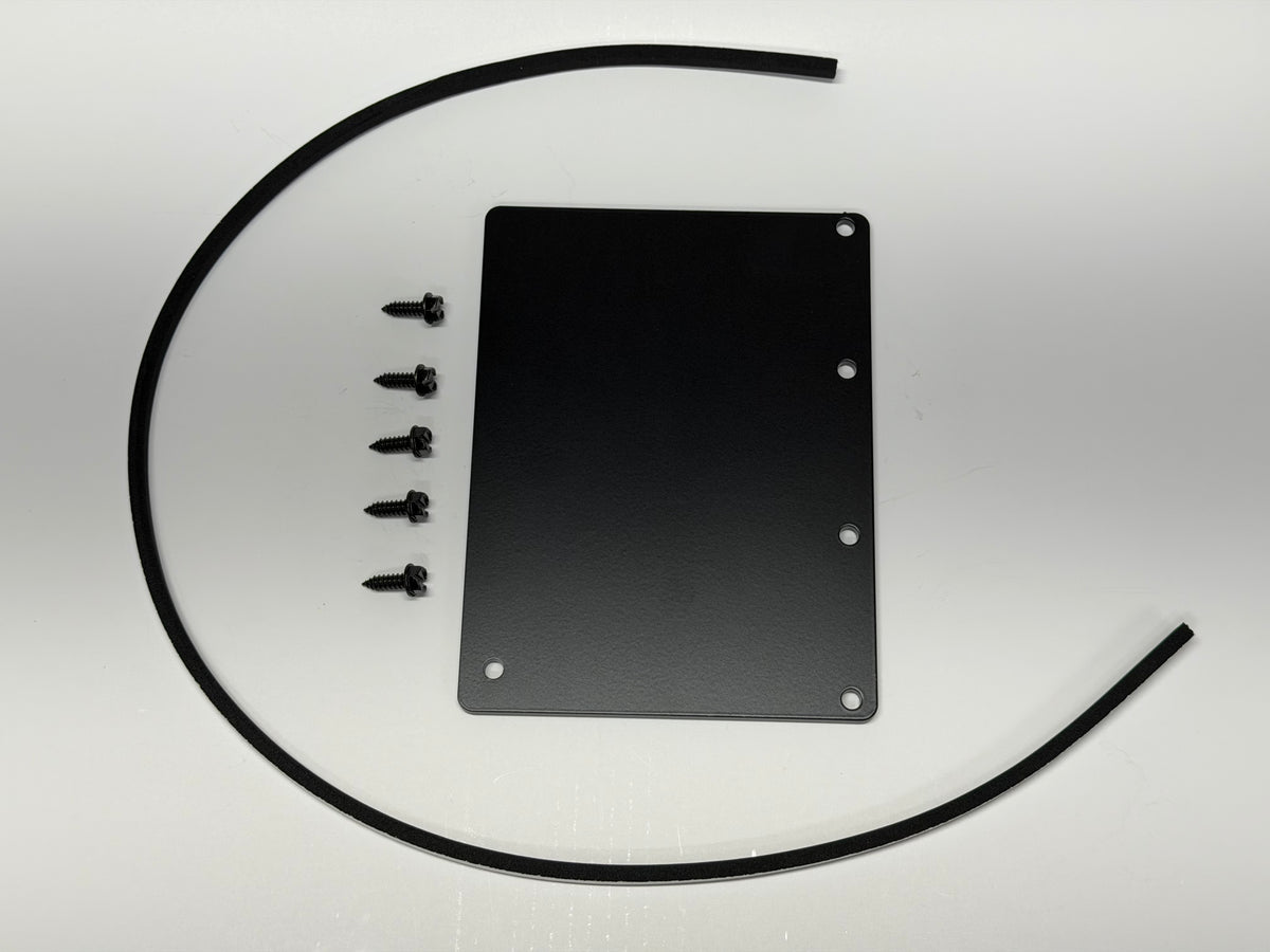 Kick Vent Delete Plate - F100 - Black