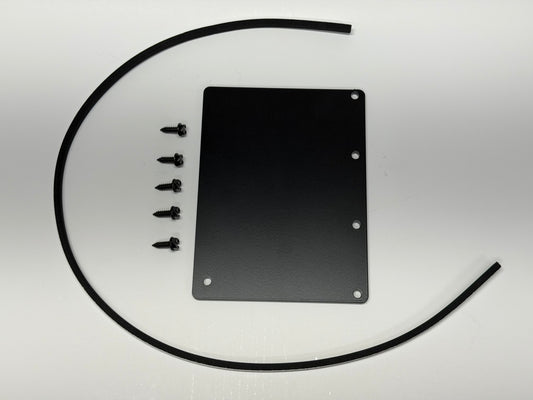 Kick Vent Delete Plate - F100 - Black