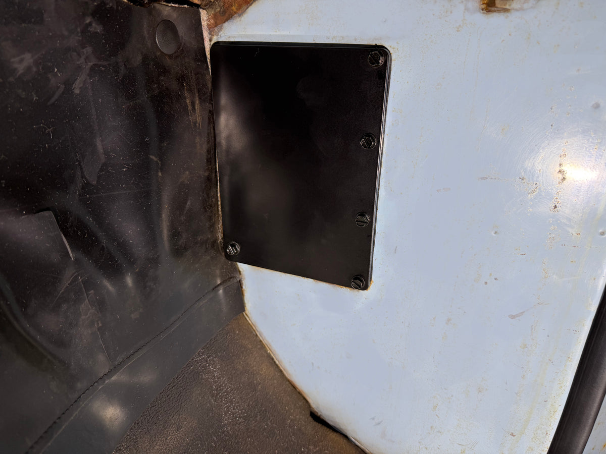 Kick Vent Delete Plate - F100 - Black