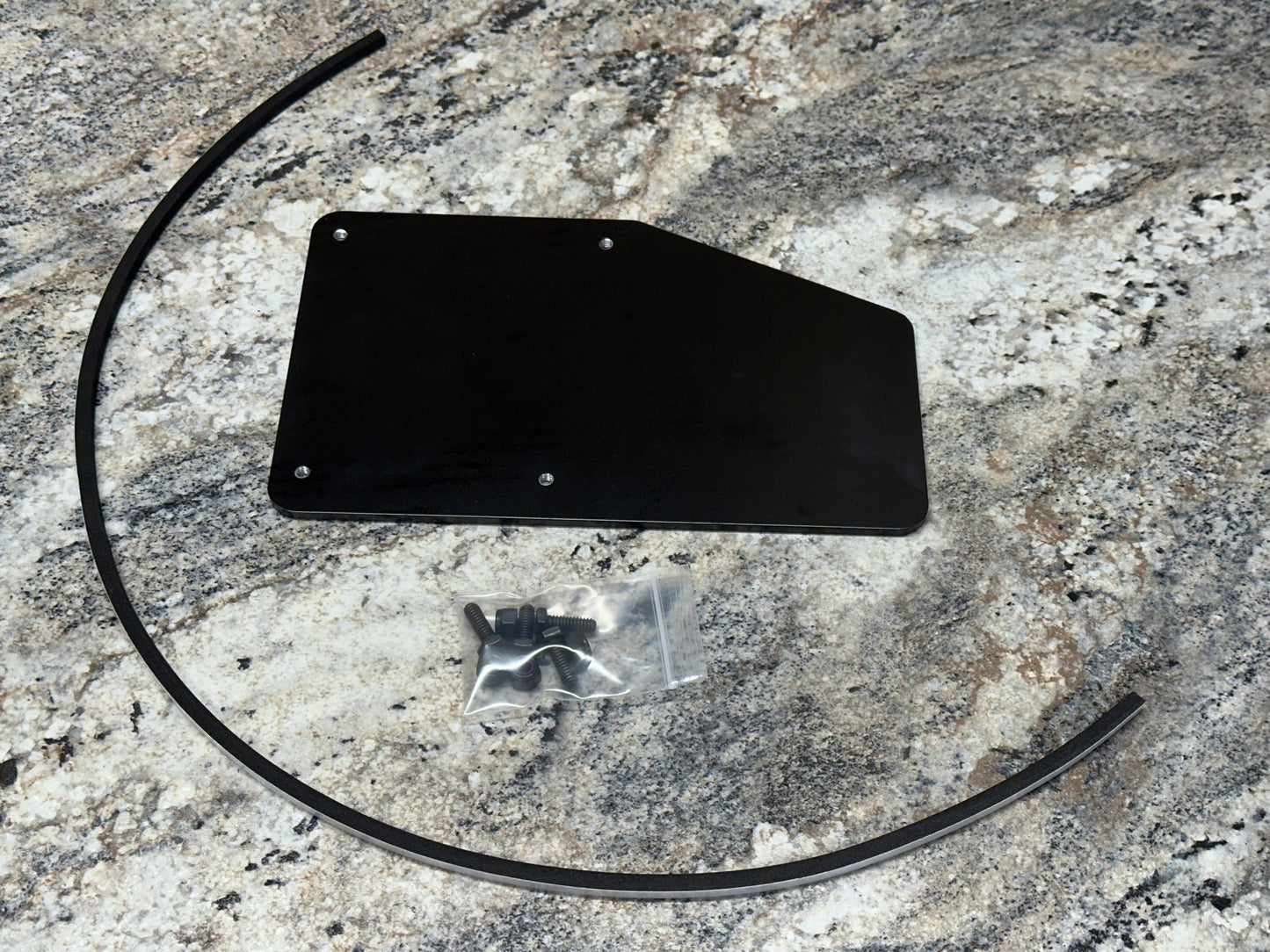 Heater Delete Plate - Black
