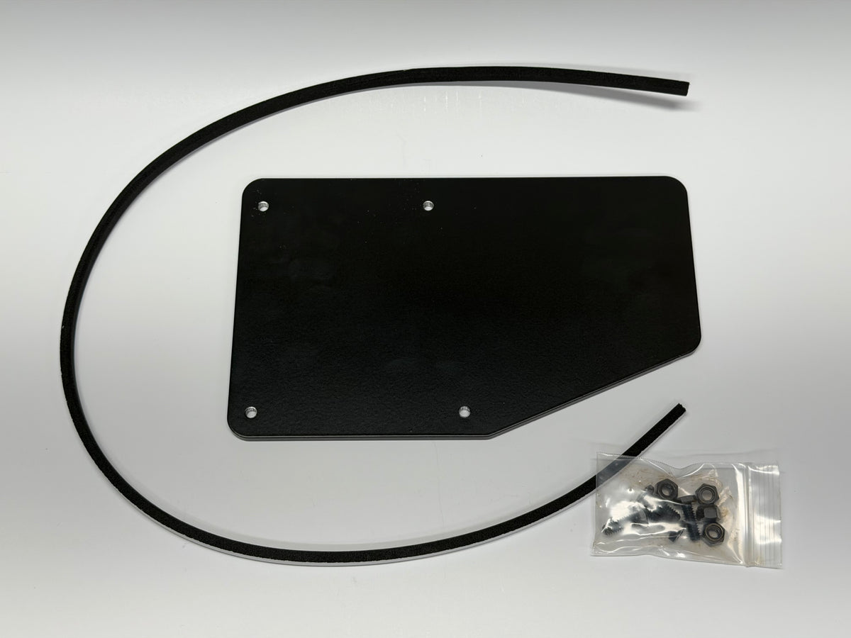 Heater Delete Plate - Black