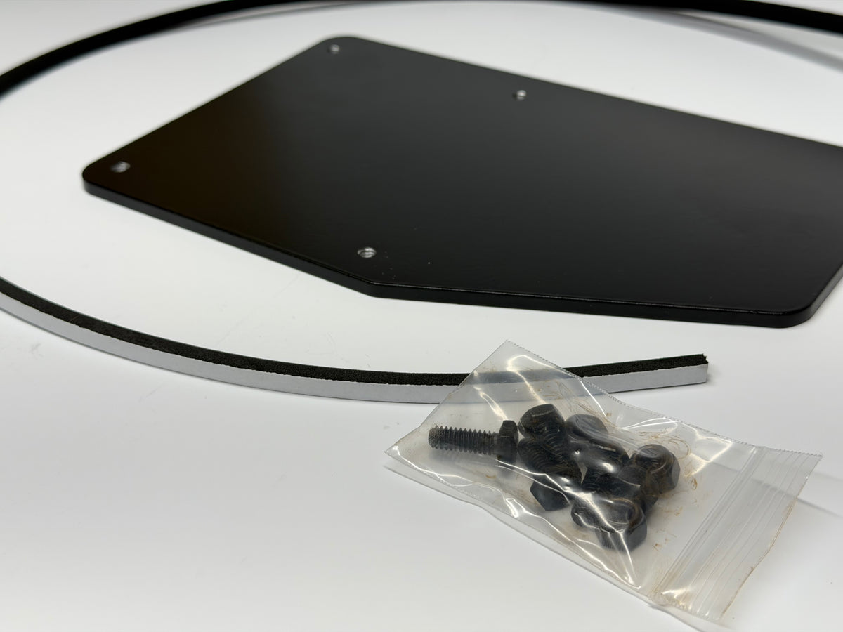 Heater Delete Plate - Black